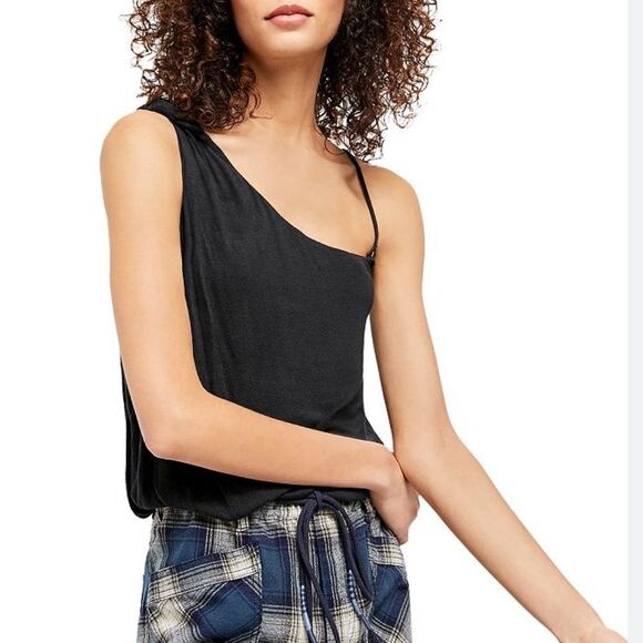 Free People Tops - Free people black marina tank top